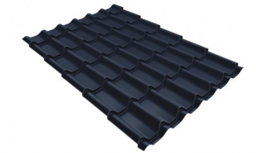 Металлочерепица Супермонтеррей 0.45-ПЭ RAL 7024